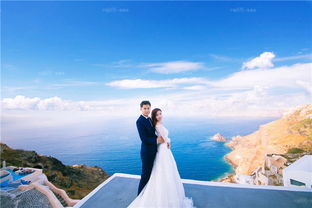 希臘圣托里尼婚紗照分享,在愛情海的藍白教堂看最美的太陽,千遇圣托里尼婚紗攝影蜜月旅拍攻略